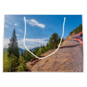 Pikes Peak Trai Ride Große Geschenktasche Geschenktüte (Vorderseite)