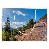 Pikes Peak Trai Ride Große Geschenktasche Geschenktüte (Rückseite)