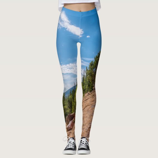 Pikes Peak Train Leggings (Vorderseite)