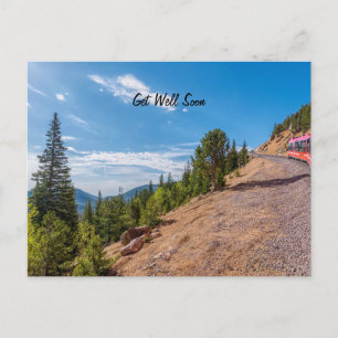 Pikes Peak Train Ride bald wieder gut Postkarte