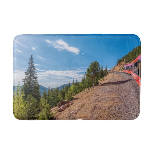 Pikes Peak Train Ride Bath Mat Badematte (Vorderseite)