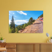 Pikes Peak Train Ride Canvas Print Leinwanddruck (Insitu (Wohnzimmer))