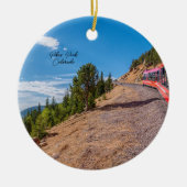 Pikes Peak Train Ride Circle Ornament (Vorne)
