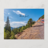 Pikes Peak Train Ride Danke Postcard Postkarte (Vorderseite)