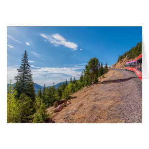 Pikes Peak Train Ride Grußkarte
