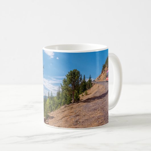 Pikes Peak Train Ride Klassische Tasse (VorderseiteRechts)