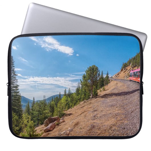 Pikes Peak Train Ride Laptop Sleeve Case (Vorderseite)
