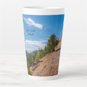 Pikes Peak Train Ride Latte Tasse (Vorderseite)