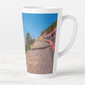Pikes Peak Train Ride Latte Tasse (Rechts)