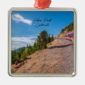 Pikes Peak Train Ride Premium Ornament (Vorne)