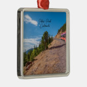 Pikes Peak Train Ride Premium Ornament Aus Metall (Rechts)