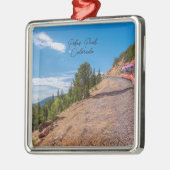 Pikes Peak Train Ride Premium Ornament Aus Metall (Links)