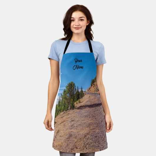 Pikes Peak Train Ride Schürze (Getragen)