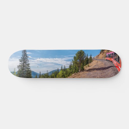 Pikes Peak Train Ride Skatboard Skateboard (Horizontal)