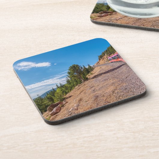 Pikes Peak Train Ride Untersetzer Set (Linke Seite)