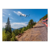 Pikes Peak Train Ride Vielen Dank Notenecard (Vorderseite (Horizontal))