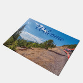 Pikes Peak Train - Rückfahrt Willkommenstor Fußmatte (Schrägansicht)