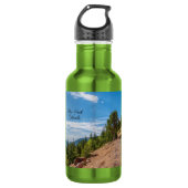 Pikes Peak Zug Ride Wasserflasche (Vorderseite)