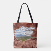 Pikes spitzen sich durch eine Felsenhöhle Tasche (Rückseite)