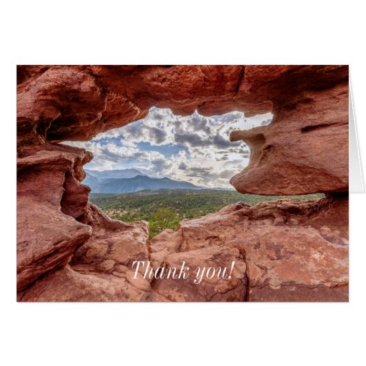 Pikes spitzen sich durch eine Rock Hole Dankeschön (Vorderseite (Horizontal))
