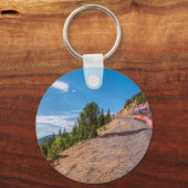 Pikes Spitzenbahnstrecke Schlüsselkette Schlüsselanhänger (Rückseite)