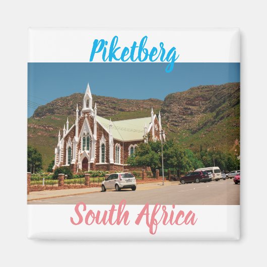Piketberg Western Kapskirche Südafrika SA Magnet (Vorne)