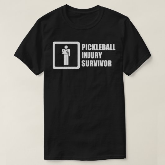 Pikleball Injury Survivor T-Shirt (Design vorne)