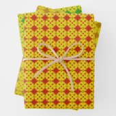 Pikleball Wrapping Paper - 3 Musterblätter Geschenkpapier Set (Beispiel)