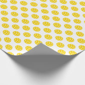 Pikleball-Wrapping-Papier Geschenkpapier (Ecke)