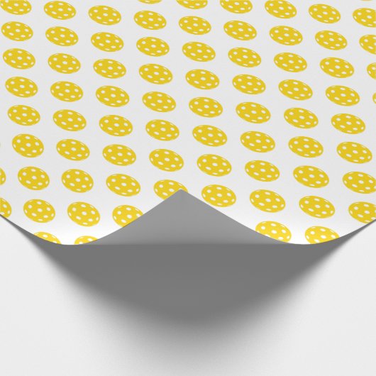 Pikleball-Wrapping-Papier Geschenkpapier (Ecke)