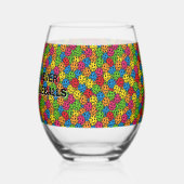 Pikleballs gibt es nie genug weinglas ohne stiel (Links)