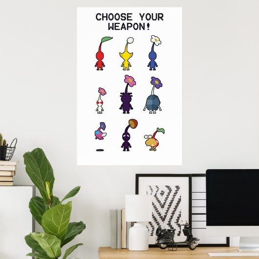 Pikmin Fauna Poster (Heimbüro)