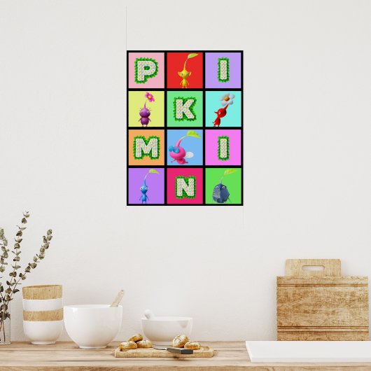 Pikmin-Helden Poster (Küche)