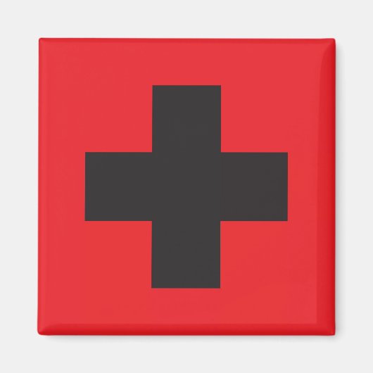 Piktogramm Magnet, Kreuz Magnet (Vorne)