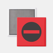 Piktogramm Magnet, nicht eingeben Magnet (Vorderseite/Rückseite)