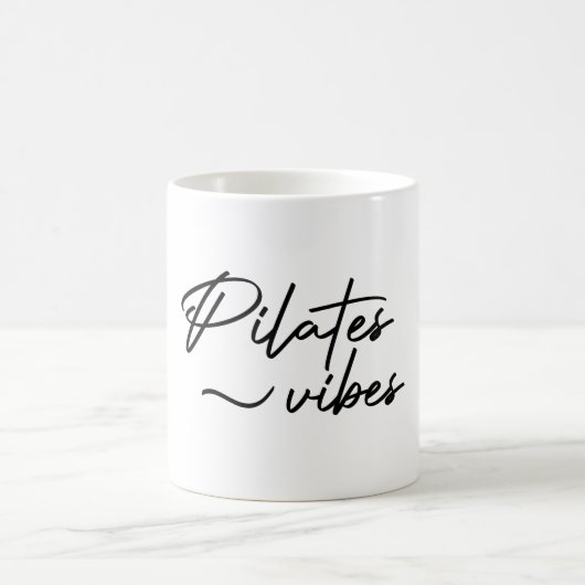 PILATE VIBES T - Shirt Kaffeetasse (Mittel)
