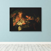 Pilate waschen sich die Hände (Öl auf der Leinwand (Insitu (Holzboden))