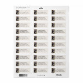 Pilated Woodpecker Custom-Rücksendeadressen-Aufkle (Vorne)