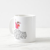 PILATEN sind nicht für Sissien! Tasse (Vorderseite Links)