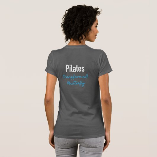 Pilates 500 classes shirt (Schwarz voll)