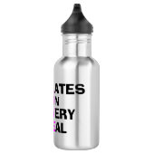 Pilates Addiction Flasche - Einzigartiges Geschenk Edelstahlflasche (Rechts)