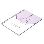 Pilates auf dem Reformer | Farbe Notizblock (Linke Seite)