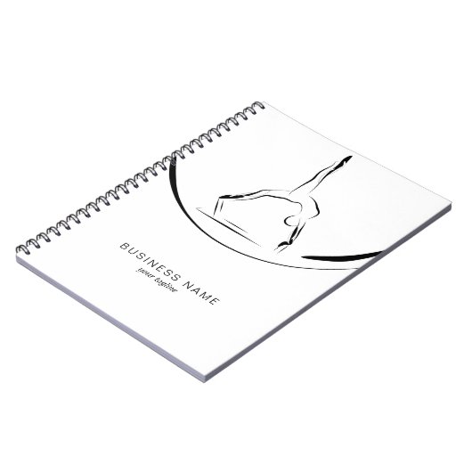 Pilates auf dem Reformer Notizblock (Linke Seite)