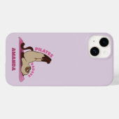 Pilates Badass Workout Kitty Cat Phone Case (Rückseite (Horizontal))