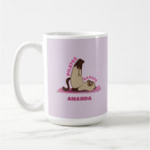 Pilates Badass Workout Kitty Cat Tasse (Links)