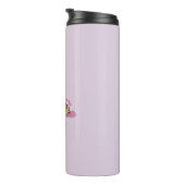 Pilates Badass Workout Kitty Cat Travel Mug Thermosbecher (Nach rechts gedreht)