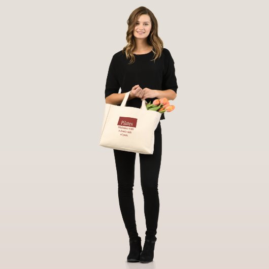 Pilates-Bag Mini Stoffbeutel (Vorderseite (Model))