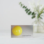"Pilates Ball" Doppeltgesicht Visitenkarte (Stehend Vorderseite)