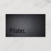 Pilates Beruflicher, fett formatierter Text Minima Visitenkarte (Vorderseite)