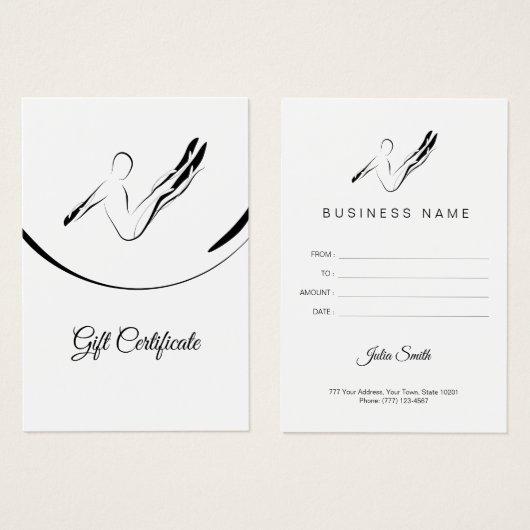 Pilates Boomerang pose (Vorne & Hinten)